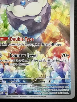 2026 Pokemon - Carbink - FULL ART - Ascended Heroes 242/217 - ILLUSTRATION RARE - Image 3