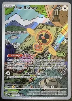 2026 Pokemon - Fan Rotom 250/217 - Ascended Heroes - ILLUSTRATION RARE HOLO - Image 1