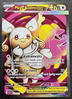 2026 Pokemon - Mega Audino EX 253/217 - ME Ascended Heroes - ULTRA RARE - Image 1