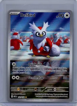 Delibird 152/132 Illustration Rare Pokemon TCG Mega Evolution NM - Image 1