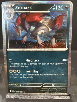 Zoroark - 062/086 - (Holo Rare) - SV: White Flare - Pokemon TCG - Image 1