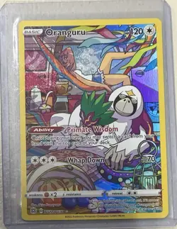 2022 Pokemon Brilliant Stars ORANGURU Trainer Gallery Ultra Rare Full Art TG12 - Image 1
