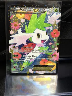 Pokemon TCG Shaymin EX 106/108 (Roaring Skies) - Full Art Ultra Rare Holo 110 - Image 1