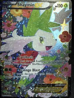 Pokemon TCG Shaymin EX 106/108 (Roaring Skies) - Full Art Ultra Rare Holo 110 - Image 4
