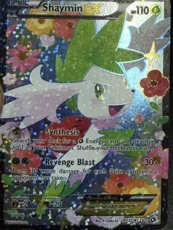 Pokemon TCG Shaymin EX 106/108 (Roaring Skies) - Full Art Ultra Rare Holo 110 - Image 5
