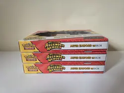 3x Pokemon TCG Mega Emboar EX Box Ascended Heroes Sealed - Image 3