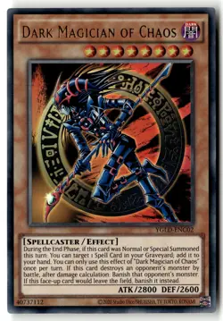 Dark Magician of Chaos YGLD-ENC02 Yugi's Legendary Decks Yu-Gi-Oh Unlimited LP - Image 1