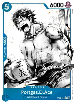 Portgas.D.Ace Parallel C Starter Deck 22: Ace & Newgate ST22 010 NM - Image 1