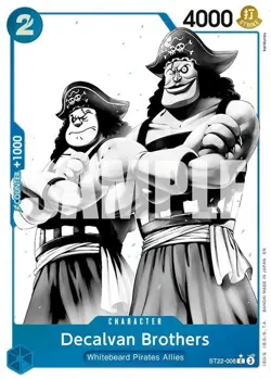 Decalvan Brothers Parallel C Starter Deck 22: Ace & Newgate ST22 008 NM - Image 1