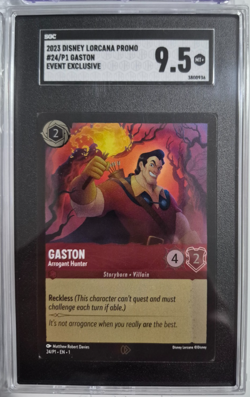 Disney Lorcana Graded Lot of 4 PSA SGC CGC D100 Elsa Maui Tinker Belle Gaston - Image 3
