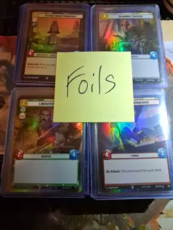 Star Wars Unlimited Lot Of Cards Between 73-75 Foil Cards Never Played NM - Image 4