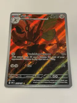 Pokemon Card TCG - Scizor 205/197 Illustration Rare Obsidian Flames J - Image 1
