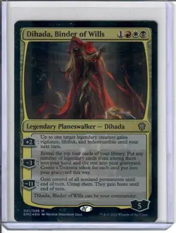 Dihada, Binder of Wills 1 Commander Dominaria United Magic The Gathering Foil LP - Image 1