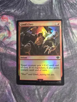 Gimli's Fury Universes Beyond: the Lord of the Rings: Tales of Middle-Earth Foil - Image 1
