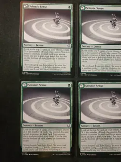 4x Seismic Sense Avatar The Last Airbender Magic The Gathering Playset - Image 2