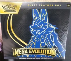 Pokemon Mega Evolution Lucario Elite Trainer Box Factory Sealed - Image 1