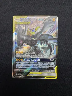 Pokemon Pikachu & Zekrom GX TCG Sun & Moon SM168 Holo Promo - Image 1