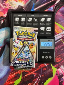 (VERY HEAVY) 🔥22.51g Prismatic Evolutions Pokemon Sealed Booster Pack Brand New - Image 1