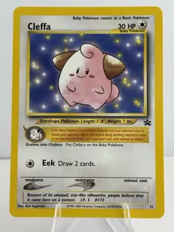 Cleffa 31/53 Wotc Black Star Promo Regular Pokemon NM/LP - Image 1
