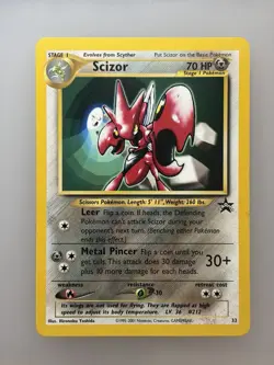 Pokemon Scizor Black Star Promo #33 Near Mint Unplayed - Image 1