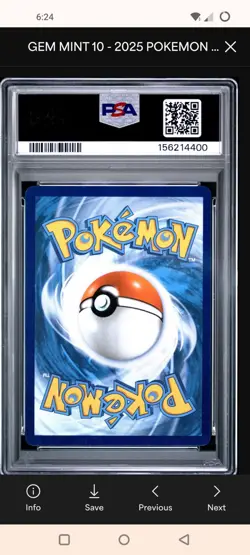 Pokemon Eevee Prize Pack Series 7 Cosmo Holo (PSA Pop Count 126) - Image 2