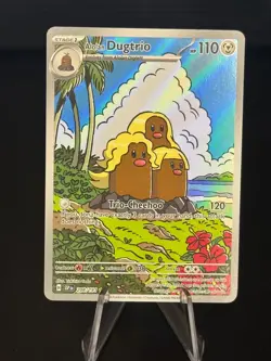 Alolan Dugtrio 208/191 Illustration Rare Surging Sparks Pokemon Near Mint - Image 1