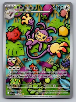 Ambipom 107/094 Illustration Rare Phantasmal Flames Near Mint - Image 1