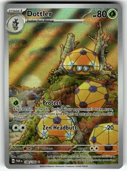 Dottler 184/182 Illustration Rare Paradox Rift Pokemon Near Mint - Image 1