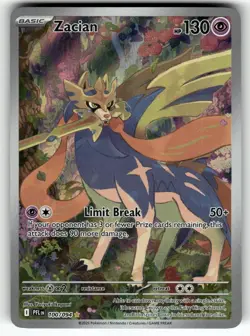 Zacian 100/094 Illustration Rare Phantasmal Flames Pokemon Near Mint - Image 1