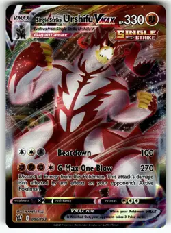 Single Strike Urshifu VMAX 086/163 Holo VMAX Rare Battle Styles Pokemon NM - Image 1