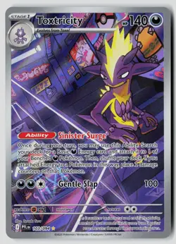 Toxtricity 103/094 Illustration Rare Phantasmal Flames Pokemon Near Mint - Image 1