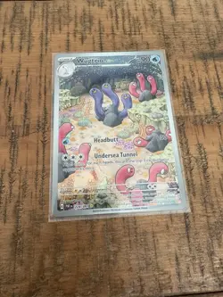 Pokemon Wugtrio 224/091 Paldean Fates Illustration Rare Full Art Holo English - Image 1