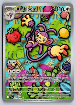 AMBIPOM 107 PHANTASMAL FLAMES POKEMON NM - Image 1