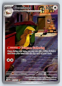 GUMSHOOS 153 MEGA EVOLUTION POKEMON LP - Image 1