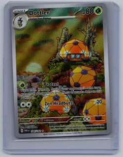 Dottler 184/182 Illustration Rare Paradox Rift Pokemon Near Mint - Image 1