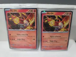 Pokemon TCG Ho-Oh EB Games Stamped Promo 010/086 SEALED 2 Copies Chaos Rising - Image 1