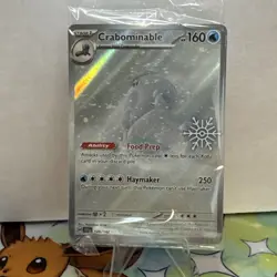 Crabominable (149/142) Holiday 2025 Snowflake Stamp Promo Sealed - Pokemon - Image 1
