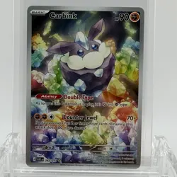 Pokemon TCG Ascended Heros Carbink #242/217 Illustration Rare NM- - Image 1