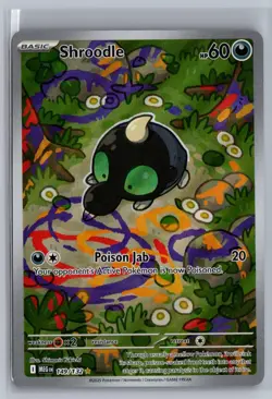 Shroodle 149/132 Illustration Rare Mega Evolution Pokemon Near Mint - Image 1