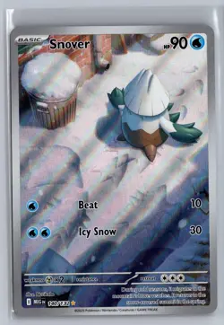Snover 140/132 Illustration Rare Mega Evolution Pokemon Near Mint - Image 1