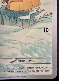 2026 Pokemon - Snorunt 188/182 - ILLUSTRATION RARE HOLO - Paradox Rift - English - Image 3