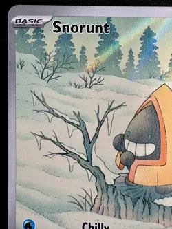 2026 Pokemon - Snorunt 188/182 - ILLUSTRATION RARE HOLO - Paradox Rift - English - Image 5