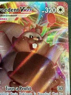 Greedent VMAX - ULTRA RARE - SWSH08: Fusion Strike 218/264 - 2021 Pokemon - Image 2