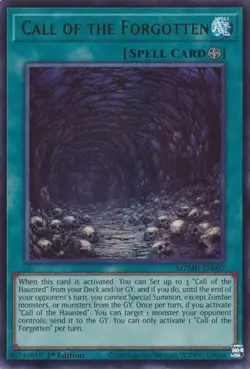 x1 Call of the Forgotten - MZMU-EN007 - Ultra Rare - 1st Edition Yu-Gi-Oh! M/NM - Image 1