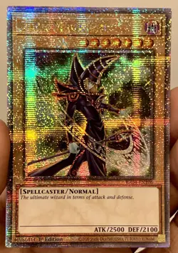 Yugioh Dark Magician (6th Art) RA04-EN106 Quarter Century Secret Rare NM w/Track - Image 1