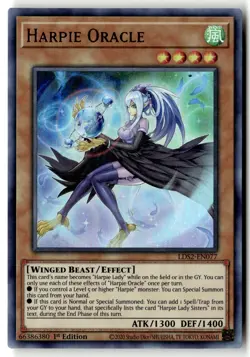 Harpie Oracle LDS2-EN077 Ultra Rare Legendary Duelists: Season 2 Yu-Gi-Oh LP - Image 1