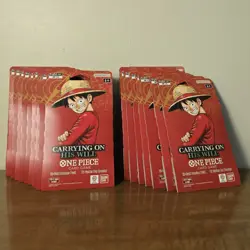 One Piece OP-13 Carrying on His Will Sleeved Blister Packs - Lot of 20 - OP13 - Image 1