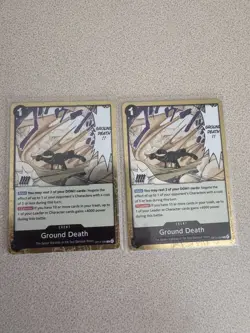 OP14-096 x2 Set Ground Death Event Card One Piece English The Seven Sea’s Azure - Image 1