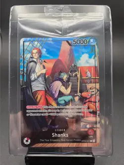 One Piece Shanks Leader Promo Card PSA Magazine Exclusive, OP09-001, Sealed - Image 3