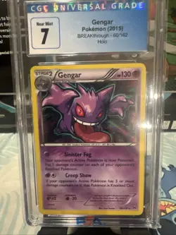 Gengar 60/162 Breakthrough Holo Pokemon Card - Image 1